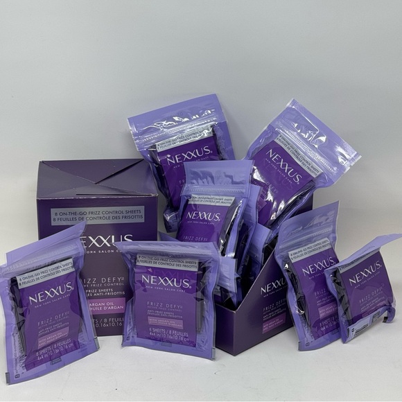 Nexxus Other - 80 NEXXUS Frizz Defy Anti frizz Sheets Sealed! 10 packets, 8 per packet. (80pk)